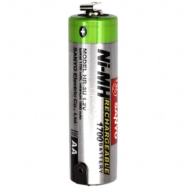 HR-3U-1700T BATTERY NIMH 1.2V 1.6AH AA