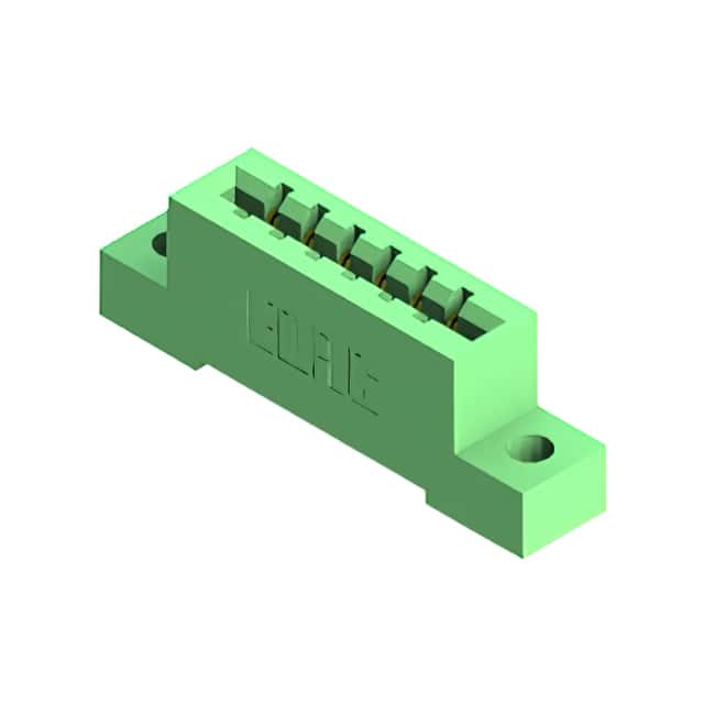 337-006-521-104 CONN EDGE SGL FMALE 6POS 0.156
