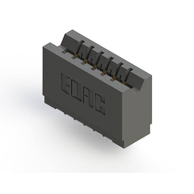 746-006-525-106 CONN EDGE SGL FMALE 6POS 0.125