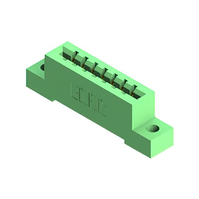 337-007-521-104 CONN EDGE SGL FMALE 7POS 0.156