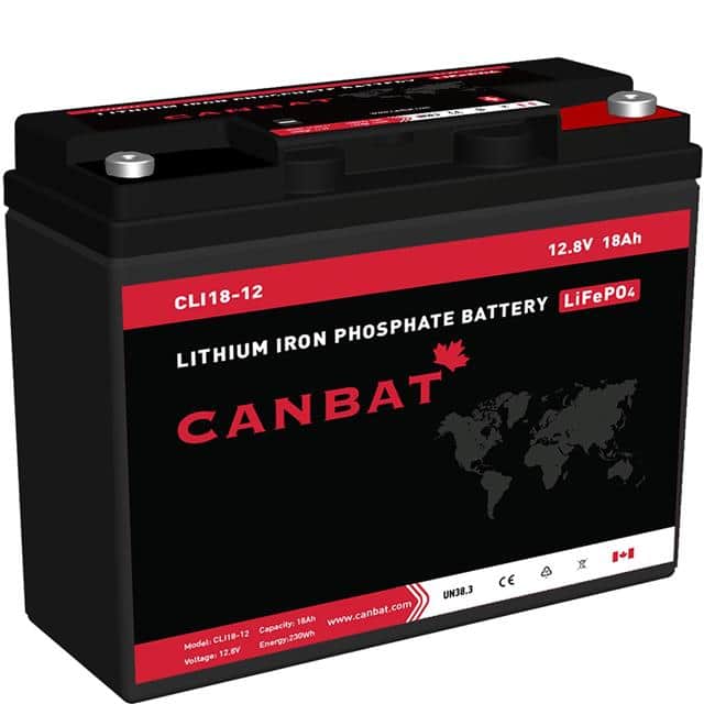 CLI18-12 12V 18AH LITHIUM BATTERY (LIFEPO