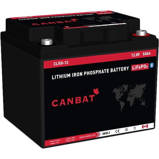 CLI50-12 12V 50AH LITHIUM BATTERY (LIFEPO