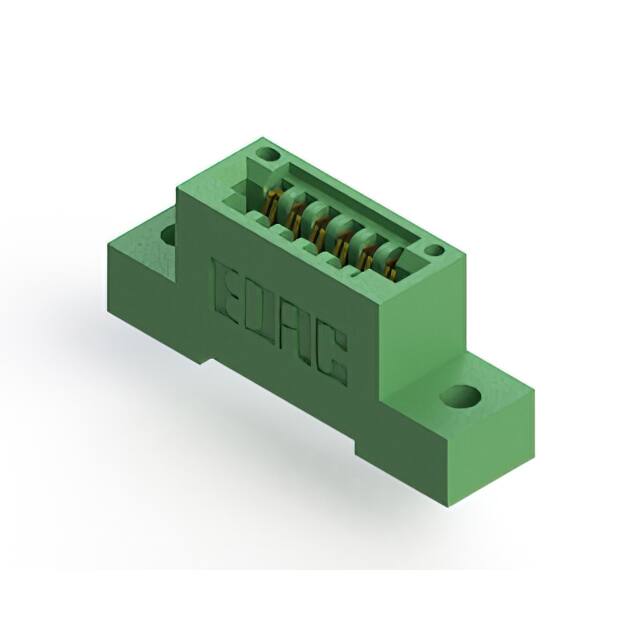 345-006-521-102 CONN EDGE SINGLE FML 6POS 0.100