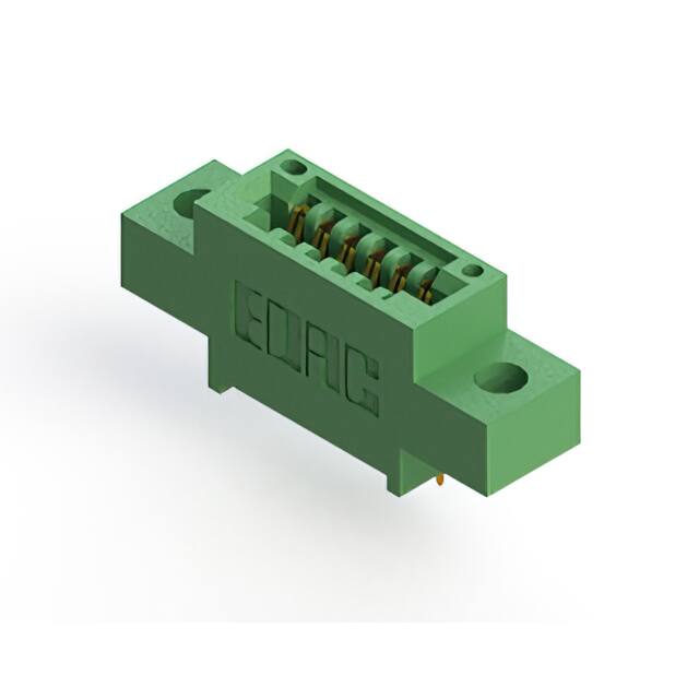 345-006-524-604 CONN EDGE SINGLE FML 6POS 0.100