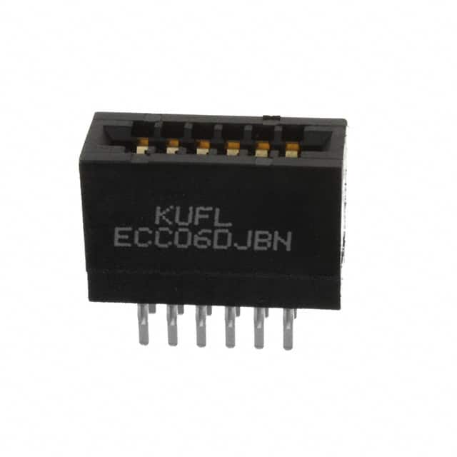 ECC06DJBN CONN EDGE DUAL FMALE 12POS 0.100