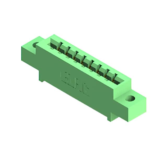 337-008-524-604 CONN EDGE SGL FMALE 8POS 0.156