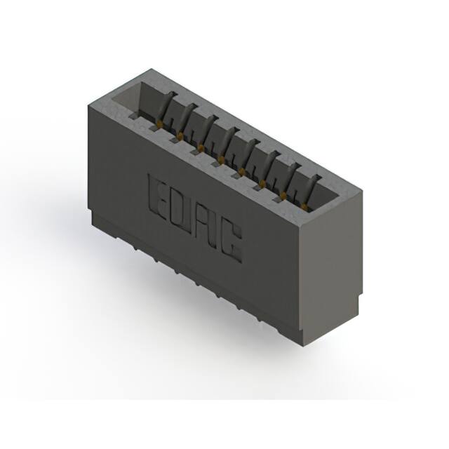 746-008-525-101 CONN EDGE SGL FMALE 8POS 0.125