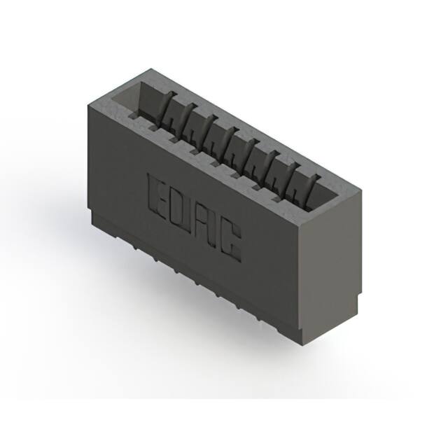 746-008-520-101 CONN EDGE SGL FMALE 8POS 0.125