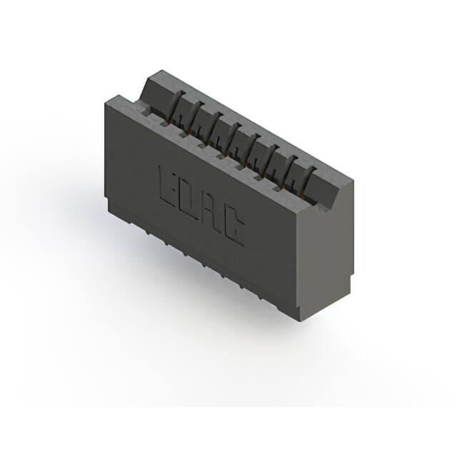 746-008-527-106 CONN EDGE SGL FMALE 8POS 0.125