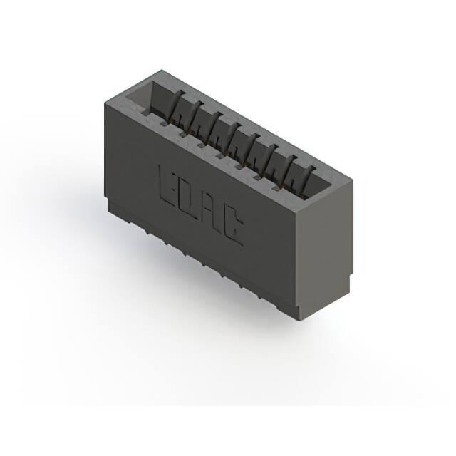 746-008-527-101 CONN EDGE SGL FMALE 8POS 0.125