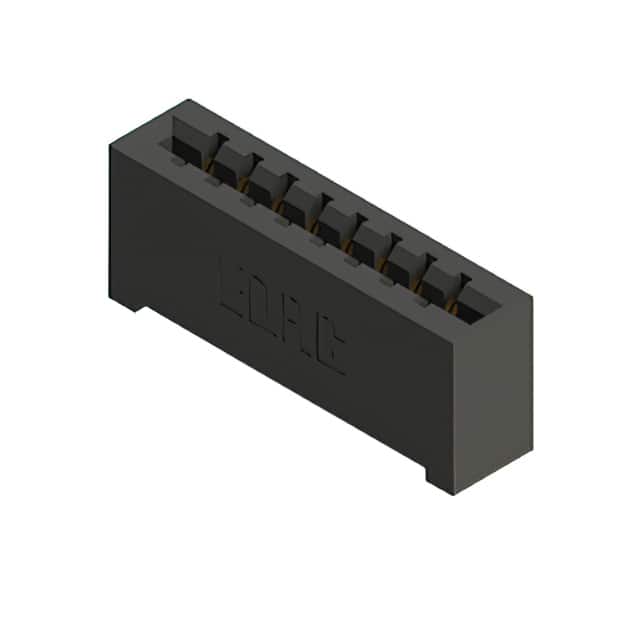 387-008-520-101 CONN EDGE SGL FMALE 8POS 0.156