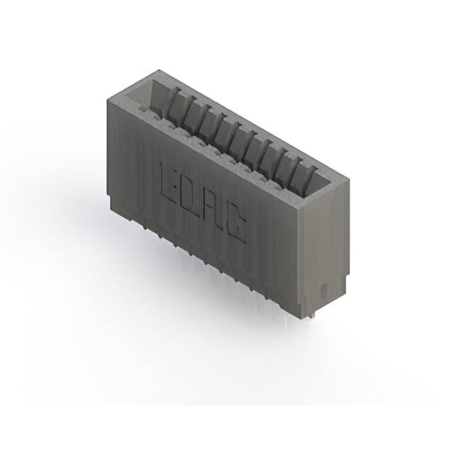 745-010-522-101 CONN EDGE SINGLE FML 10POS 0.100