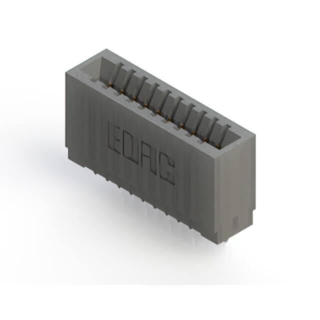745-010-525-101 CONN EDGE SINGLE FML 10POS 0.100
