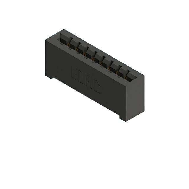 387-008-542-101 CONN EDGE SGL FMALE 8POS 0.156
