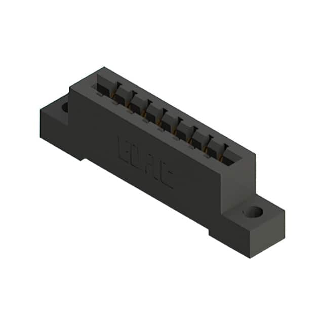 387-008-521-104 CONN EDGE SGL FMALE 8POS 0.156
