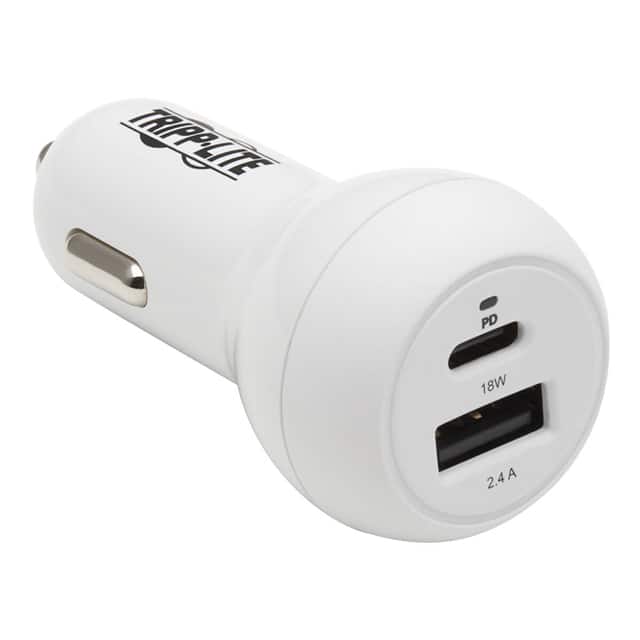 U280-C02-30W-K DUAL-PORT USB CAR CHARGER - 30W