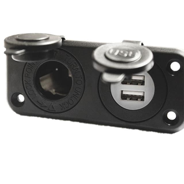 A1-P21USB2-1-B-PD DUAL 2.1 USB & 20A OUTLET SOCKET