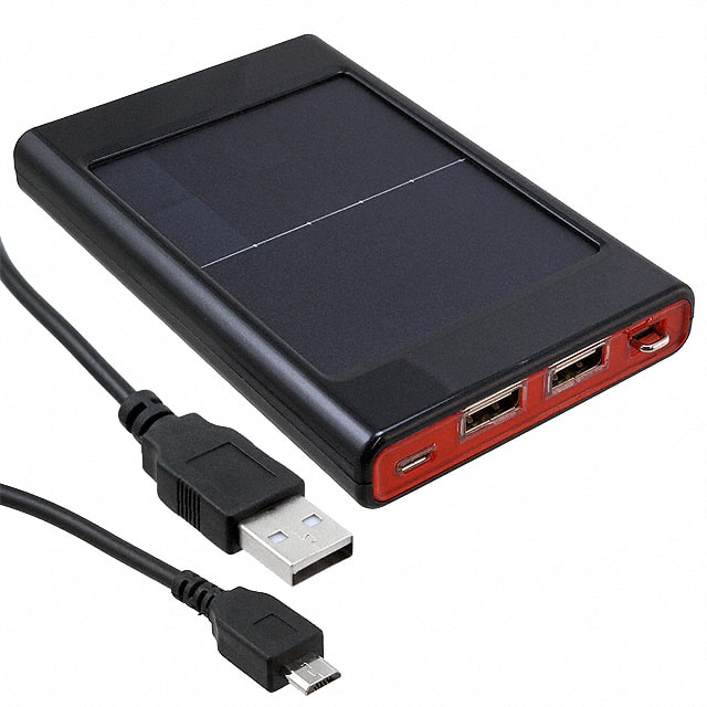SLPD-01-BLK BATT CHG USB/SOLAR PK 5.2V 1.5A