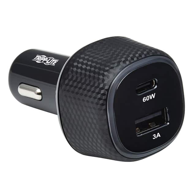 U280-C02-63W-1B BATT CHRGR USB AUTO ADAPTER 3A