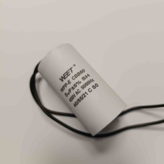 CBB60 5MF 450V AC MOTOR KOND. This is a CBB60 5MF 450V AC MOTOR KOND. capacitor from WeEn Semiconductors. It is RoHS3 Compliant and REACH Unaffected.