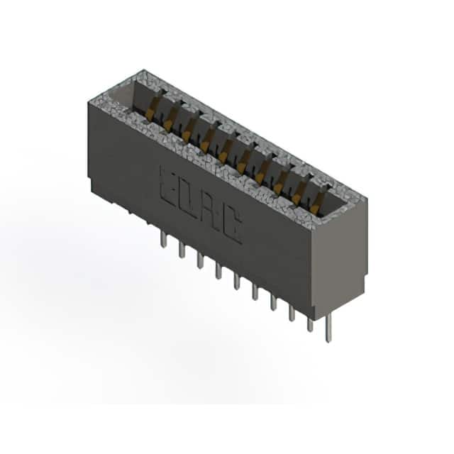 726-010-527-101 CONN EDGE SGL FMALE 10POS 0.125