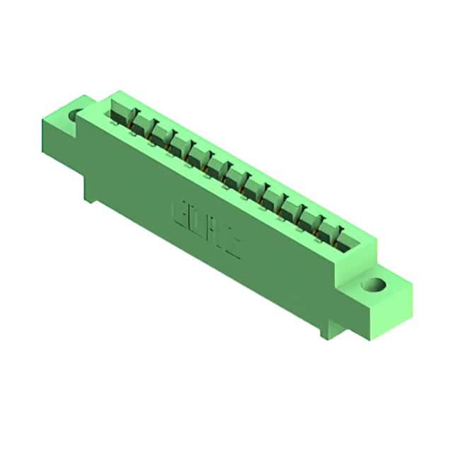 337-012-521-604 CONN EDGE SGL FMALE 12POS 0.156