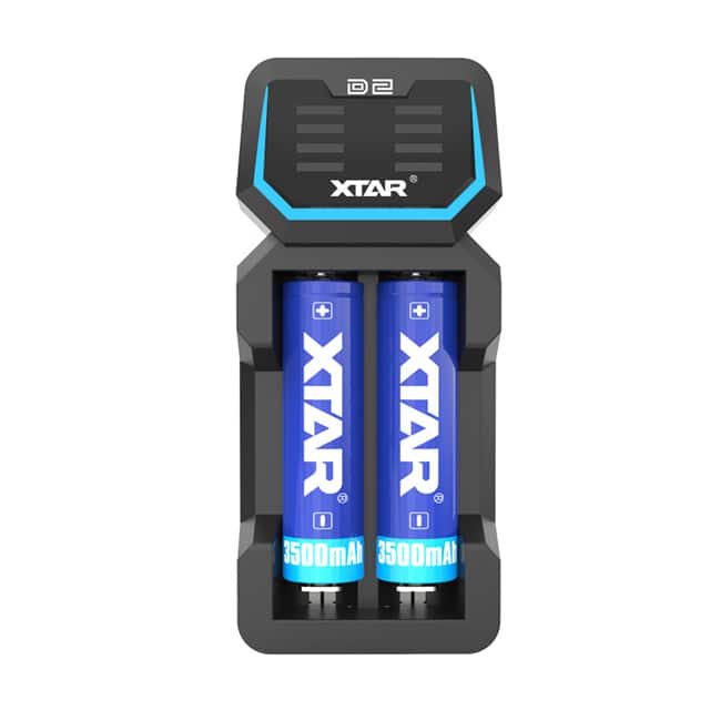 XTAR D2 BATT CHARGER DESKTOP 3.6/3.7V 2A
