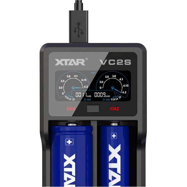 XTAR VC2S BATT CHRGR DESKTOP 1.2/3.6 2A