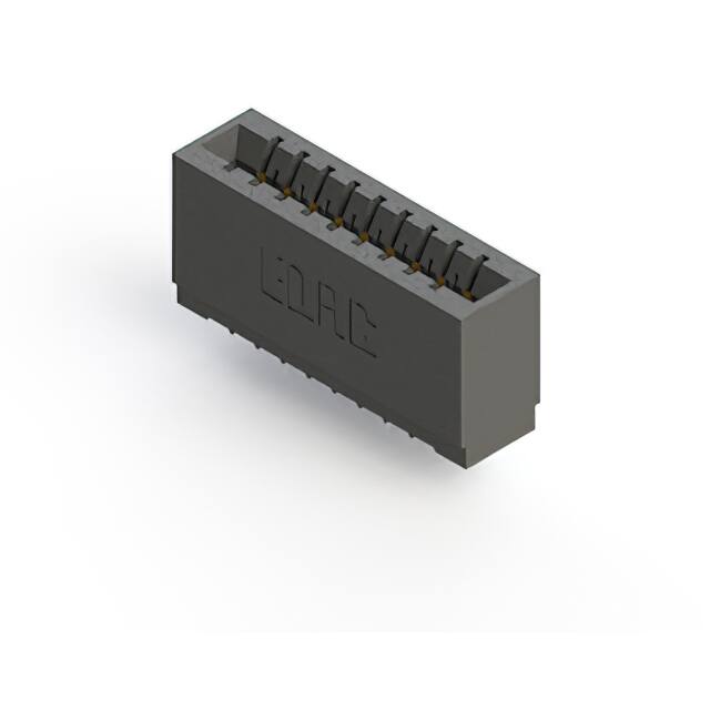 746-009-545-501 CONN EDGE SGL FMALE 9POS 0.125