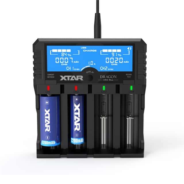 XTAR VP4 PLUS BATT CHG DSK 1.2/3.6/3.7/4/11.1V