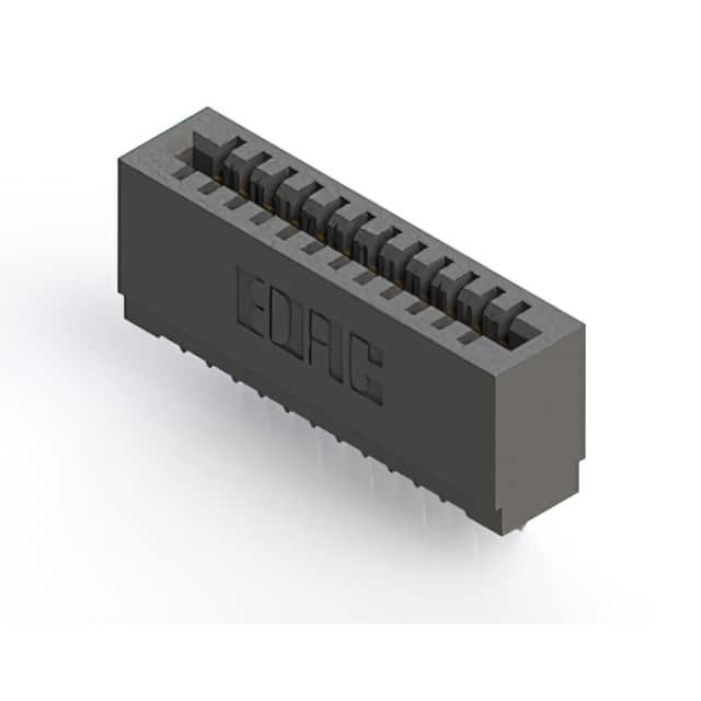 725-012-520-101 CONN EDGE SINGLE FML 12POS 0.100