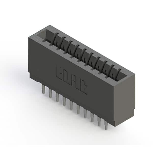 746-020-520-601 CONN EDGE DUAL FMALE 20POS 0.125