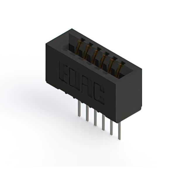 391-006-522-101 CONN EDGE SINGLE FML 6POS 0.100