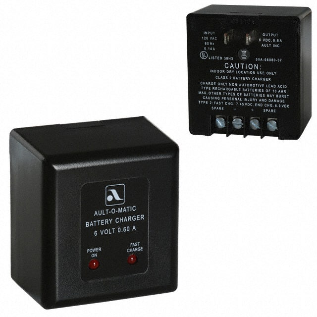 5VA0606007 BATT CHARGER WALL MOUNT 6V 600MA