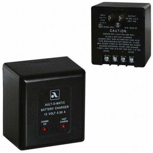 5VA1205007 BATT CHRGR WALL MOUNT 12V 500MA