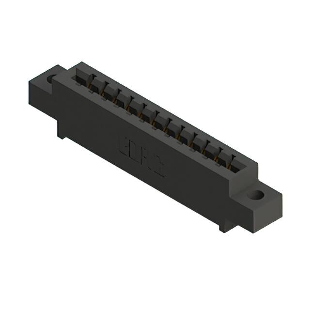 387-012-521-604 CONN EDGE SGL FMALE 12POS 0.156