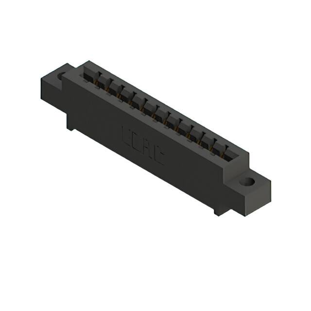 387-012-523-604 CONN EDGE SGL FMALE 12POS 0.156