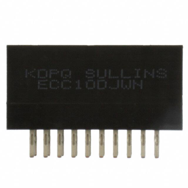 ECC10DJWN CONN EDGE DUAL FMALE 20POS 0.100