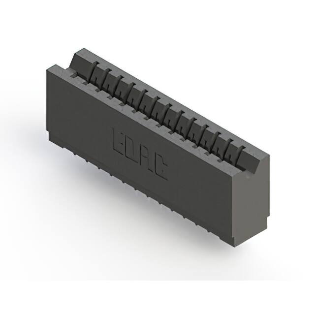 746-013-520-106 CONN EDGE SGL FMALE 13POS 0.125