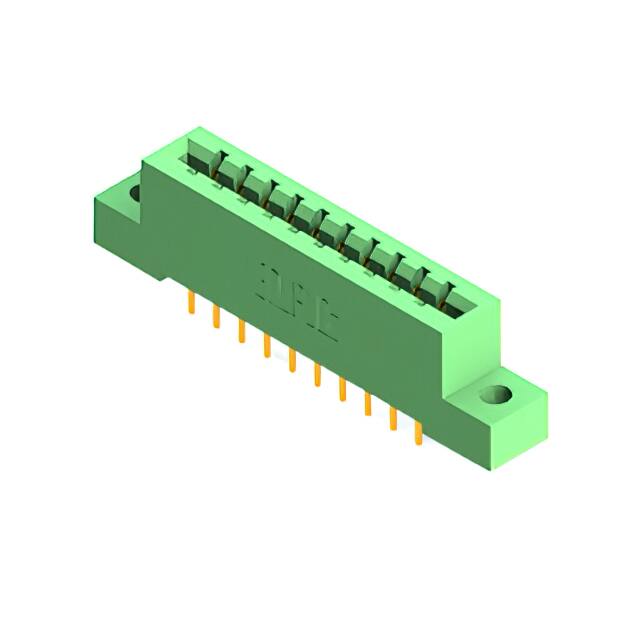 337-020-523-204 CONN EDGE DUAL FMALE 20POS 0.156