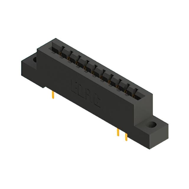 387-020-520-204 CONN EDGE DUAL FMALE 20POS 0.156