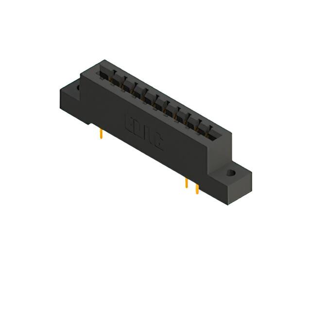 387-020-541-202 CONN EDGE DUAL FMALE 20POS 0.156