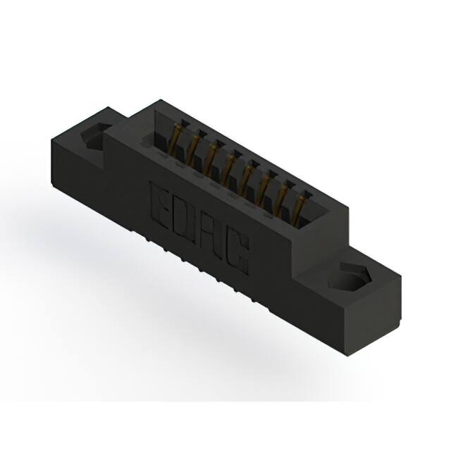 391-008-520-104 CONN EDGE SINGLE FML 8POS 0.100