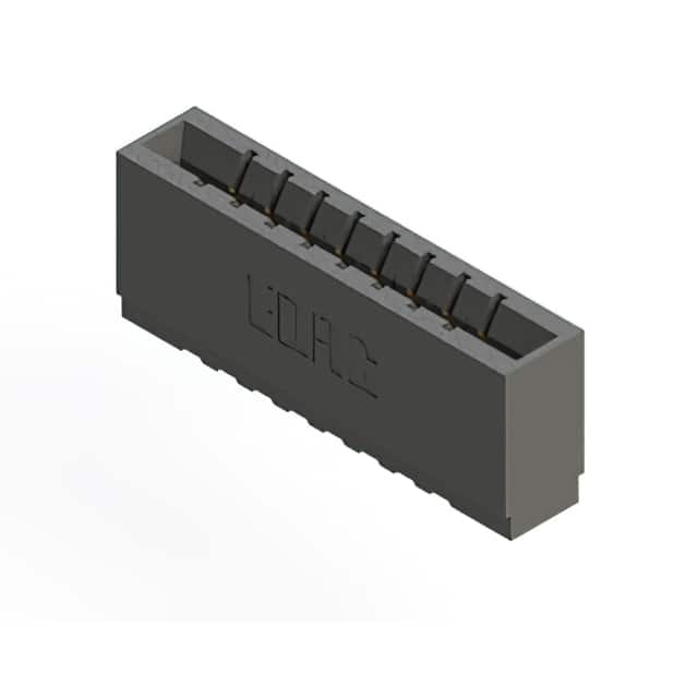 737-008-525-101 CONN EDGE SGL FMALE 8POS 0.156