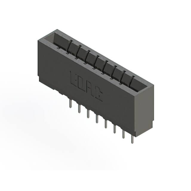737-008-522-101 CONN EDGE SGL FMALE 8POS 0.156