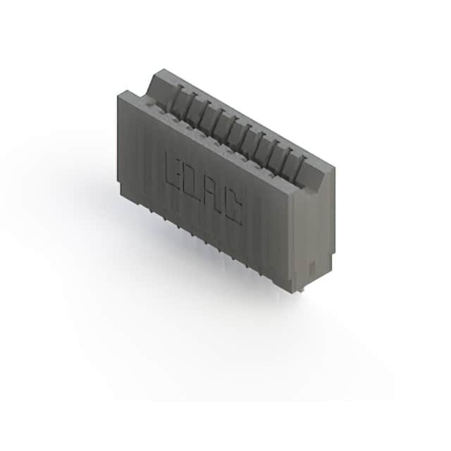 745-010-540-106 CONN EDGE SINGLE FML 10POS 0.100