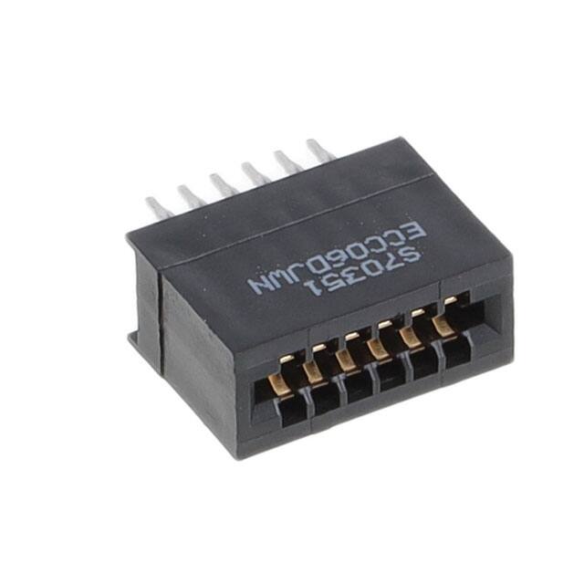 ECC06DJWN CONN EDGE DUAL FMALE 12POS 0.100