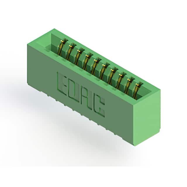 341-010-520-101 CONN EDGE SINGLE FML 10POS 0.100