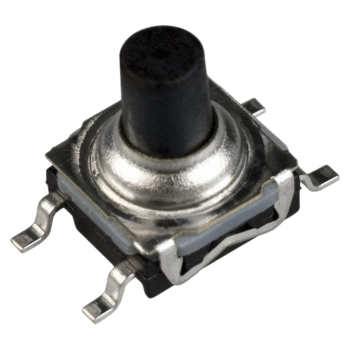 KSC621G-LFS The C & K KSC621G-LFS is a tactile switch featuring a momentary action and SPST contact configuration. It is rated for 24V dc and has an IP67 rating.