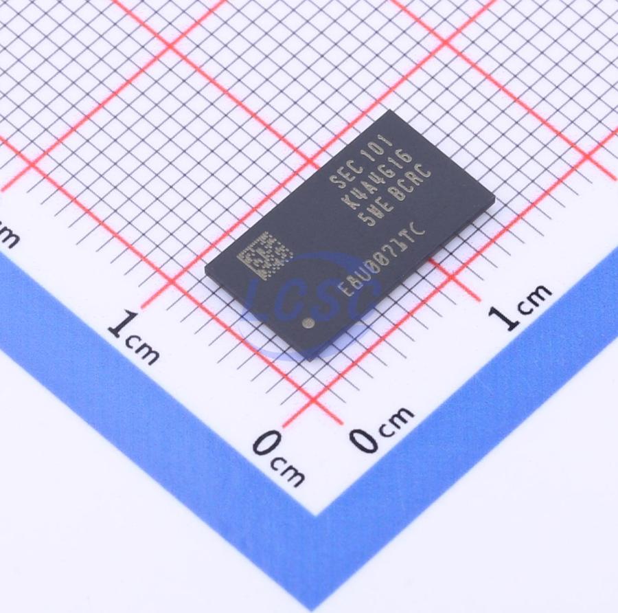 K4A4G165WE-BCRC The Samsung Electronics K4A4G165WE-BCRC is a memory component. It is RoHS3 compliant and has an MSL rating of 1.